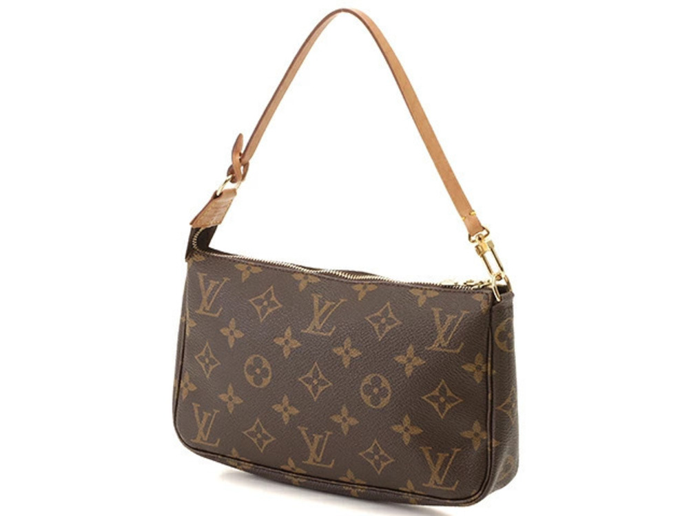 Louis Vuitton Pochette Monogram Accessoires Brown